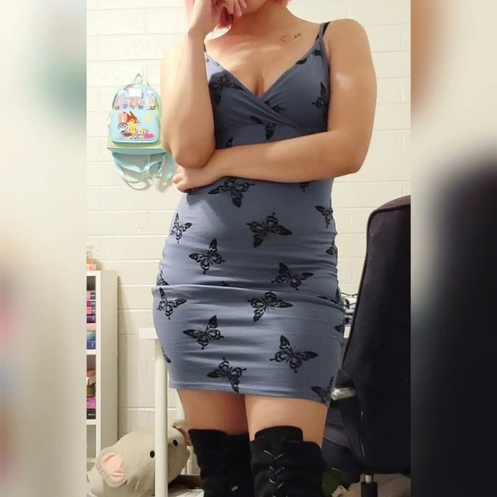 Butterfly Bodycon Dress